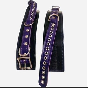 Purple and Black Women's Belt